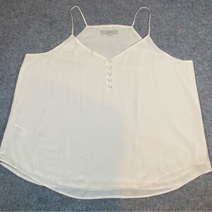 Women’s Loft Camisole Tank Ivory Lined Size XXL NWOT